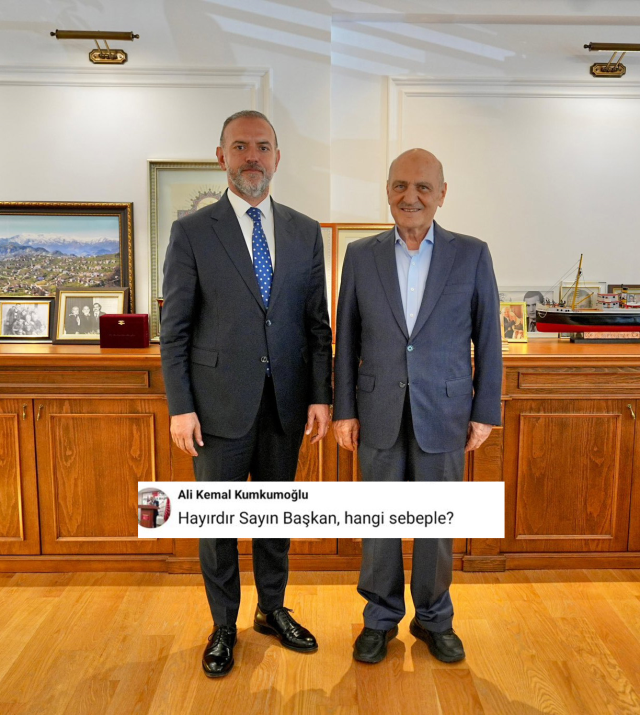Alper Yeğin'in Erdoğan Bayraktar'ı ziyareti büyük tartışma yarattı - Resim : 1