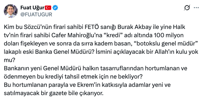 İki medya patronuna dair flaş iddia! Kim bu Banka Genel Müdürü? - Resim : 1