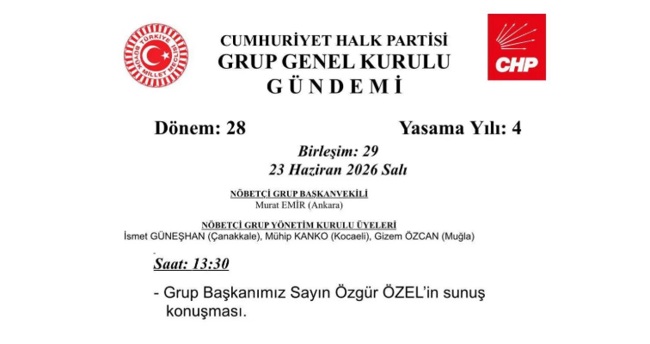 Özgür Özel'den grup toplantısı kararı: Başvuru yapıldı, salı günü kürsüye çıkacak - Resim : 1