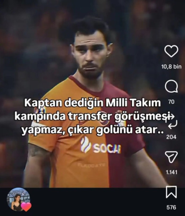 A Milli Takım'da 'kaptanlık' krizi! O beğeni ortalığı karıştırdı - Resim : 2