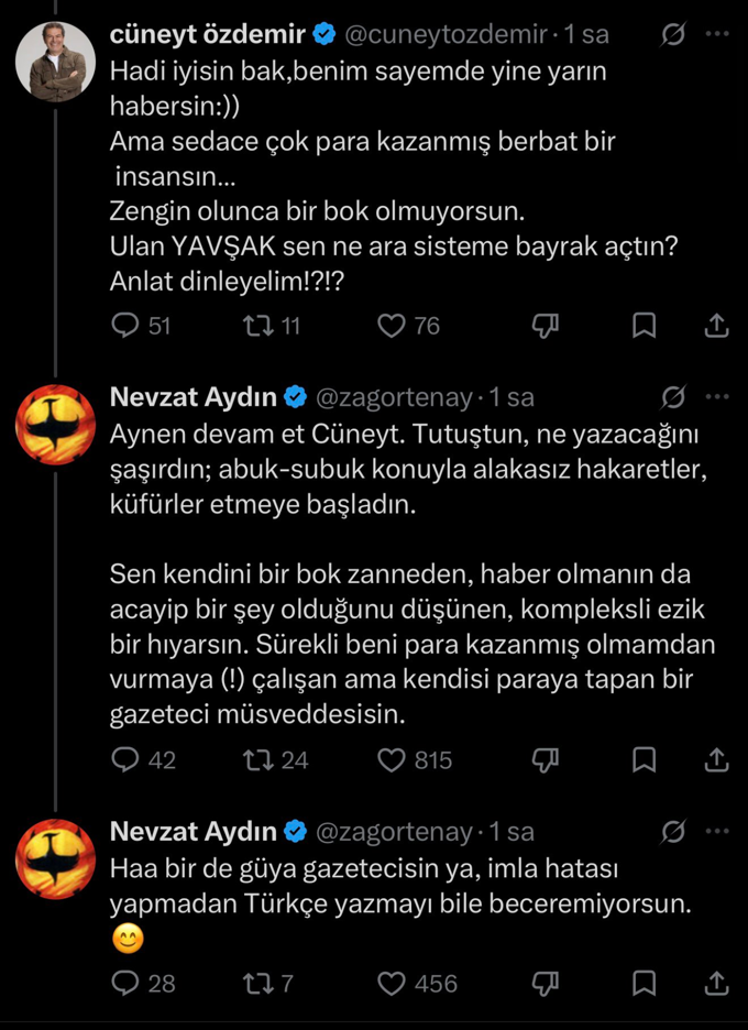 Cüneyt Özdemir ile Nevzat Aydın arasında kavga! “Bi s... olup gidebilirsiniz” - Resim : 3