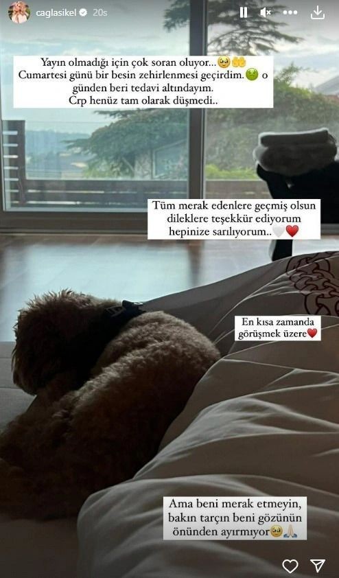 Çağla Şıkel sevenlerini korkuttu! 'O günden beri tedavi altındayım...' - Resim : 1