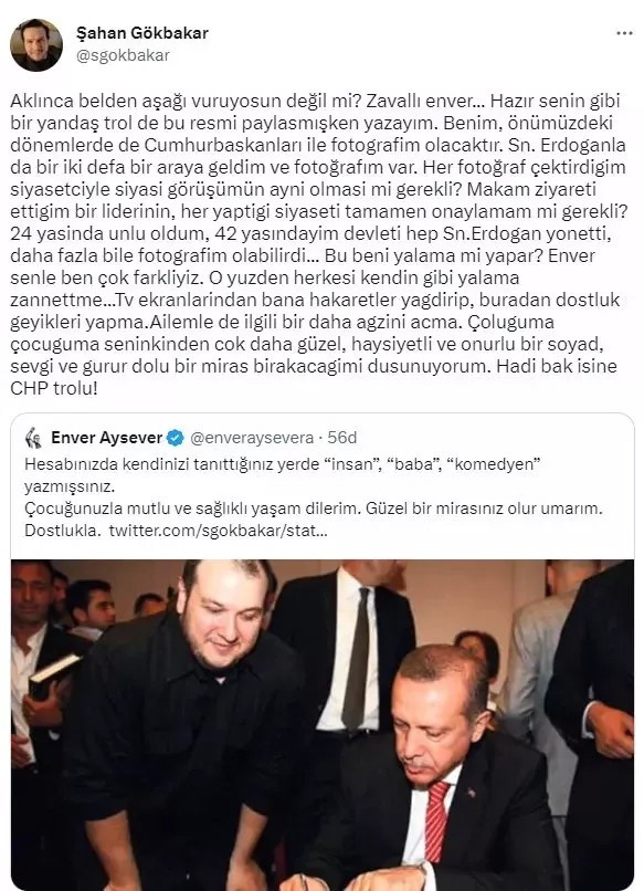 Enver Aysever-Şahan Gökbakar tartışması büyüdü: 'Küfür ettireceksin kendine' - Resim : 4