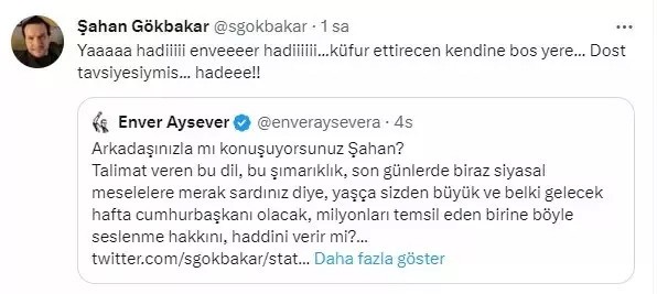 Enver Aysever-Şahan Gökbakar tartışması büyüdü: 'Küfür ettireceksin kendine' - Resim : 3