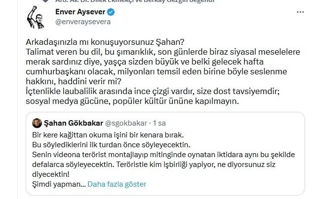 Enver Aysever-Şahan Gökbakar tartışması büyüdü: 'Küfür ettireceksin kendine' - Resim : 2
