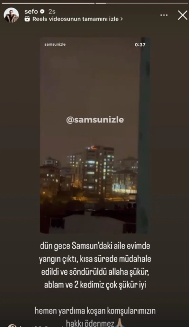 Ablasının durumunu açıkladı: Ünlü rapçi 'Sefo'nun aile evinde yangın çıktı! - Resim : 2