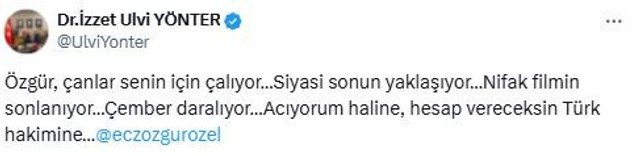 MHP'li Yönter Özgür Özel'i hedef aldı! "Çanlar senin için çalıyor" - Resim : 2