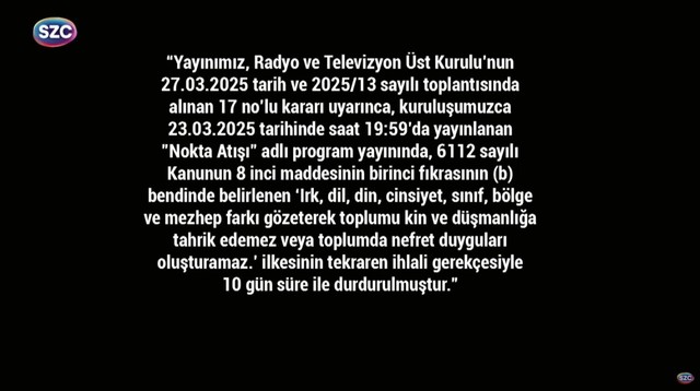 Sözcü TV karartıldı; 10 gün yayın yok! Dünya basın tarihinde bir ilk! - Resim : 4