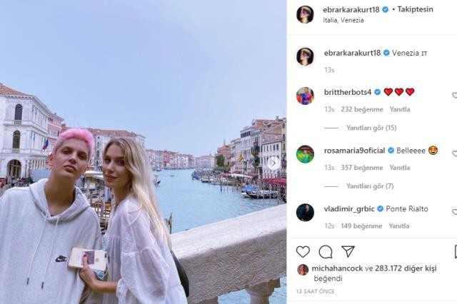 İtalya'ya transfer olan Ebrar Karakurt, kız arkadaşıyla ilk kez fotoğraf paylaştı - Resim : 2