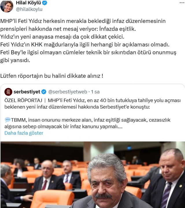 MHP’li Feti Yıldız'dan KHK haberlerine sert tepki! "Hesabı hukuk önünde sorulacak" - Resim : 3