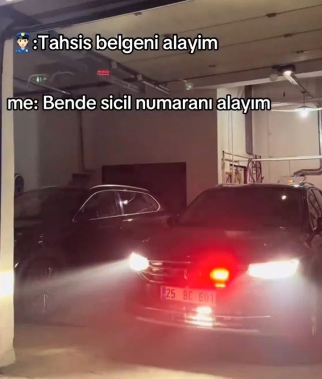 Valinin oğlu olduğu iddia edildi... Valilik araçlarını paylaşıp polise gözdağı verdi! - Resim : 1