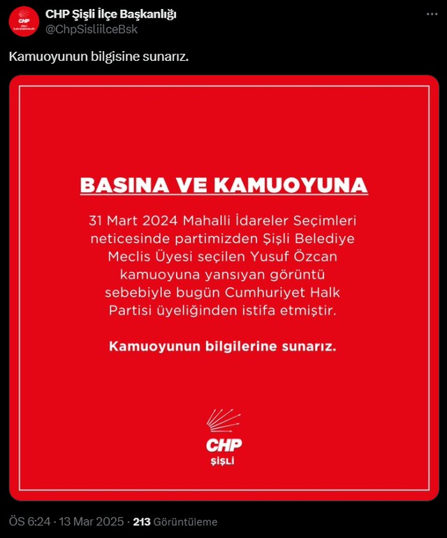 Özgür Özel istifasını istemişti... Kadına şiddet uygulayan Yusuf Özcan istifa etti - Resim : 1