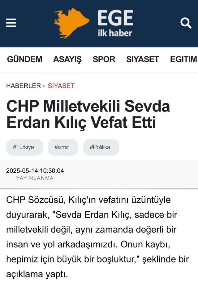 CHP'li vekili öldürdüler: Sosyal medyadan duyurdu! "Büyük bir ayrıcalıkmış meğer..." - Resim : 1