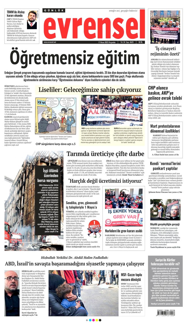 Sırrı Süreyya Önder'i görmeyen iki gazete! Ortak özellikleri dikkat çekti… - Resim : 1