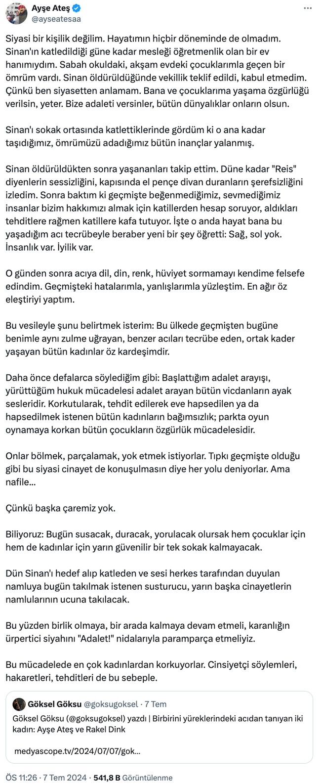 Ayşe Ateş’ten ‘en ağır’ öz eleştiri: Ömrümüzü adadığımız bütün inançlar yalanmış! - Resim : 1