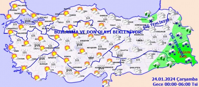 Meteoroloji’den kuvvetli kar yağışı uyarısı! İşte il il 23 Ocak hava durumu… - Resim : 5