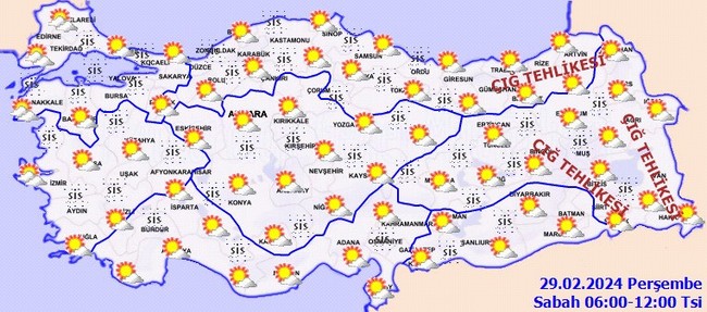Meteoroloji paylaştı! Bugün hava nasıl olacak? İşte il il 29 Şubat hava durumu… - Resim : 2