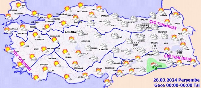 Gök gürültülü sağanak ve kuvvetli rüzgar uyarısı! İşte il il 27 Mart hava durumu… - Resim : 5