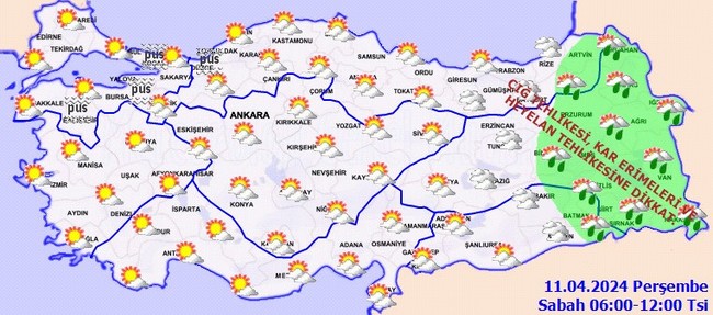 Bayramın 2. günü için kuvvetli rüzgar ve sağanak uyarısı! İşte il il 11 Nisan hava durumu… - Resim : 2