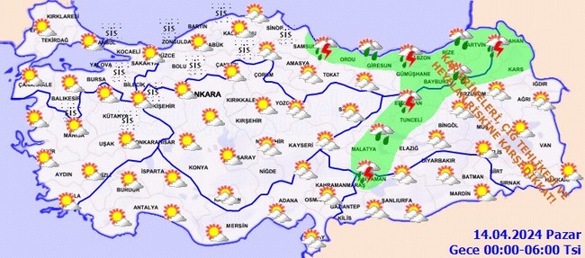 Meteoroloji’den gök gürültülü sağanak uyarısı! İşte il il 13 Nisan hava durumu… - Resim : 5