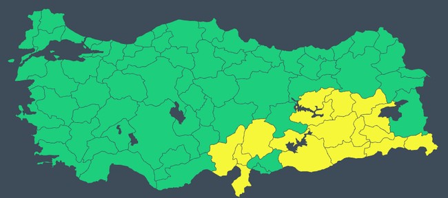 17 il için sarı kodlu uyarı: Sağanak ve kar bekleniyor! İşte il il 21 Mart hava durumu… - Resim : 1
