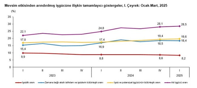 TÜİK işsizlik oranlarını açıkladı! İşte o rakamlar... - Resim : 3