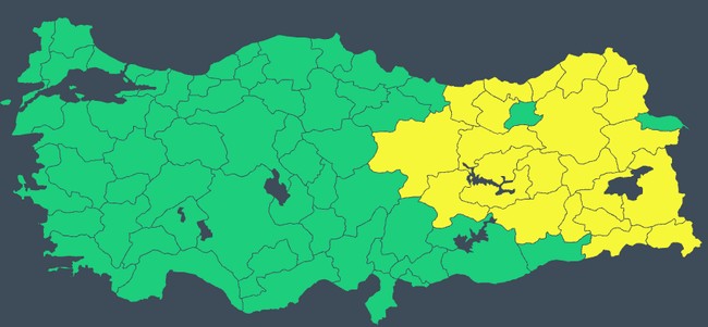 Meteoroloji’den kuvvetli yağış ve kar uyarısı! İşte il il 22 Ocak hava durumu… - Resim : 1