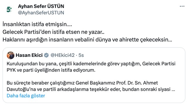 Gelecek Partisi’nden AK Parti’ye geçen Hasan Ekici’ye sert tepkiler! ‘Lan karaktersiz herif…’ - Resim : 4