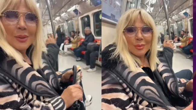 Safiye Soyman metroya bindi: Ben de sizden biriyim - Resim : 1