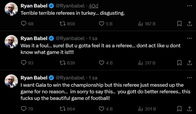 Ryan Babel'den taraftarları kızdıran paylaşım! ''Hakem maçı mahvetti'' - Resim : 1