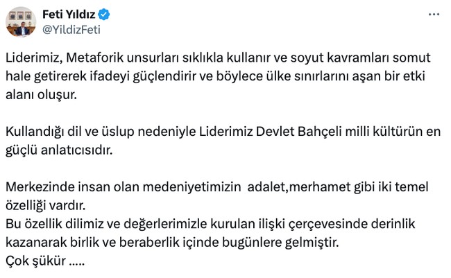 MHP’den ‘Özgür Özel’ açıklaması geldi! Bahçeli, adını anmamıştı… - Resim : 1