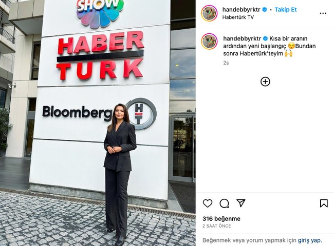 A Haber’den ayrıldı, Habertürk ile anlaştı! ‘Kısa bir aranın ardından…’ - Resim : 1