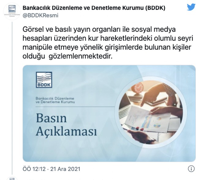 BDDK'dan gece yarısı manipülasyon açıklaması! "Suç duyurusunda bulunulacak" - Resim : 1