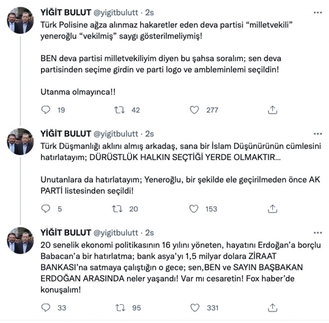 Yiğit Bulut'tan Ali Babacan'a hodri meydan! O kanalda düelloya davet etti - Resim : 1