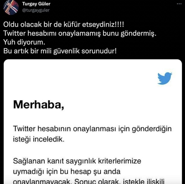 Twitter tik vermedi, Turgay Güler çılgına döndü: Bu bir milli güvenlik sorunudur! - Resim : 1