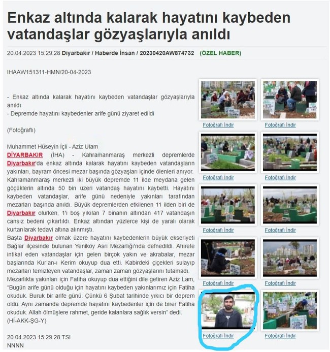 İHA’nın servis ettiği haberde büyük skandal! Muhabir depremzede gibi konuştu… - Resim : 2