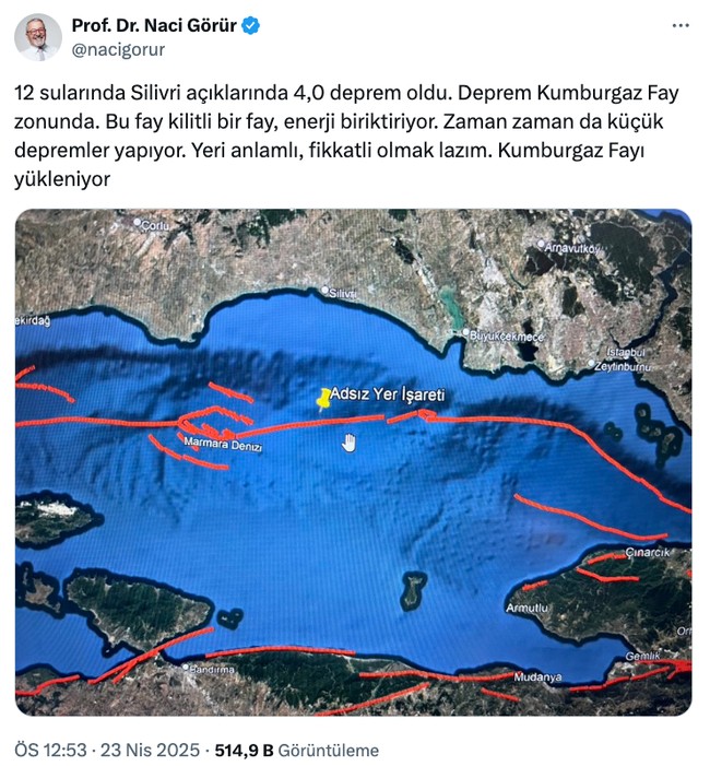 Naci Görür'den İstanbul depremi açıklaması! ‘Dikkatli olmak lazım…’ - Resim : 2