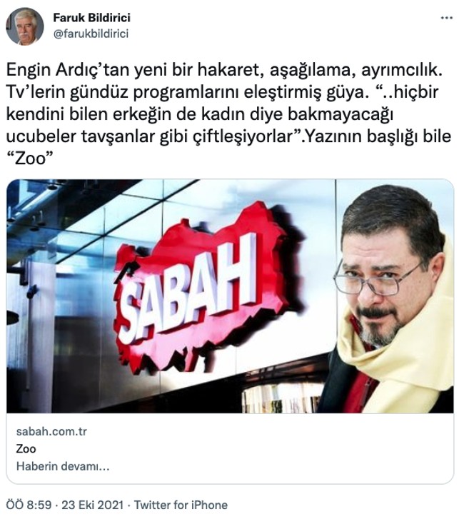 Sabah yazarından gündüz kuşağı programlarına sert eleştiri: Ucubeler, tavşanlar gibi çiftleşiyorlar - Resim : 1