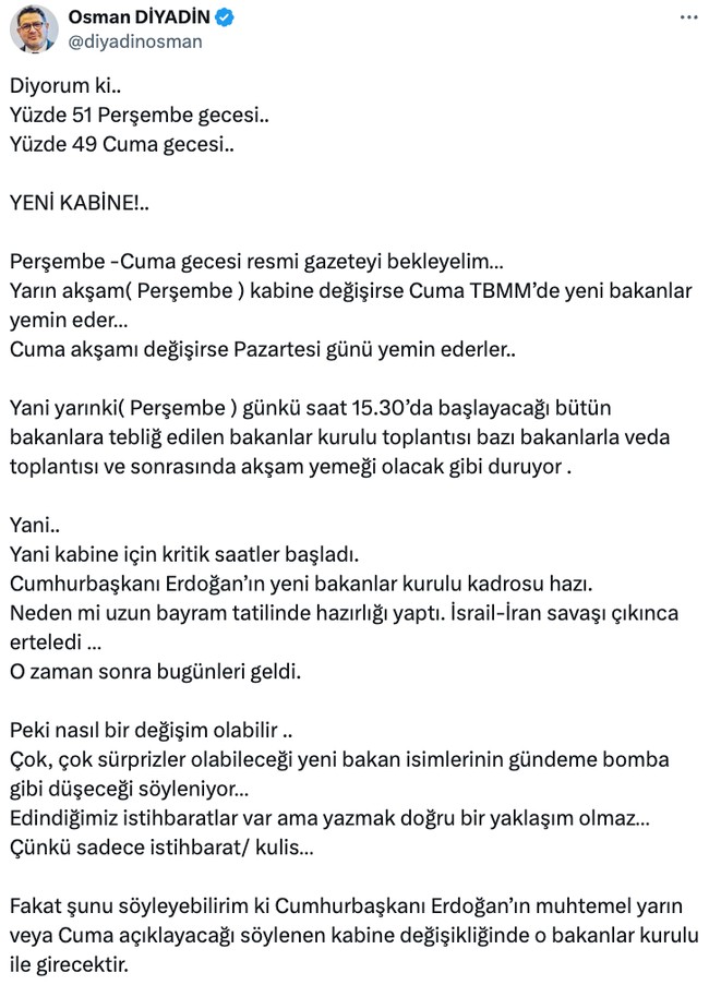 Kritik gün: Ankara kulisleri heyecanlı! ‘Erdoğan'ın veda yemeği…’ - Resim : 1