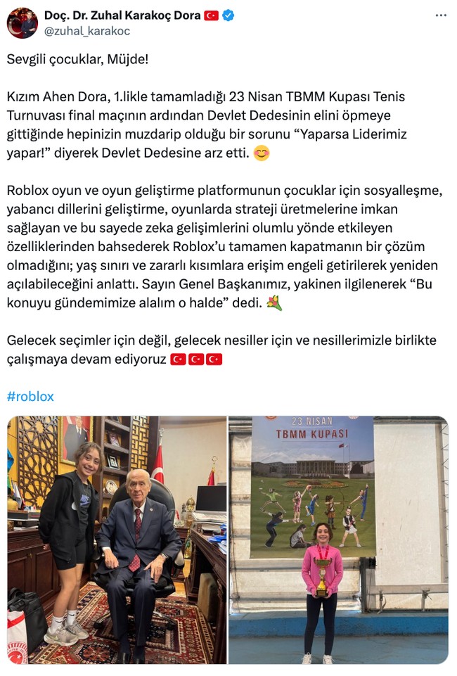 MHP’li vekilin kızı istedi, Bahçeli gündemine aldı! ‘Sevgili çocuklar, müjde!..’ - Resim : 1