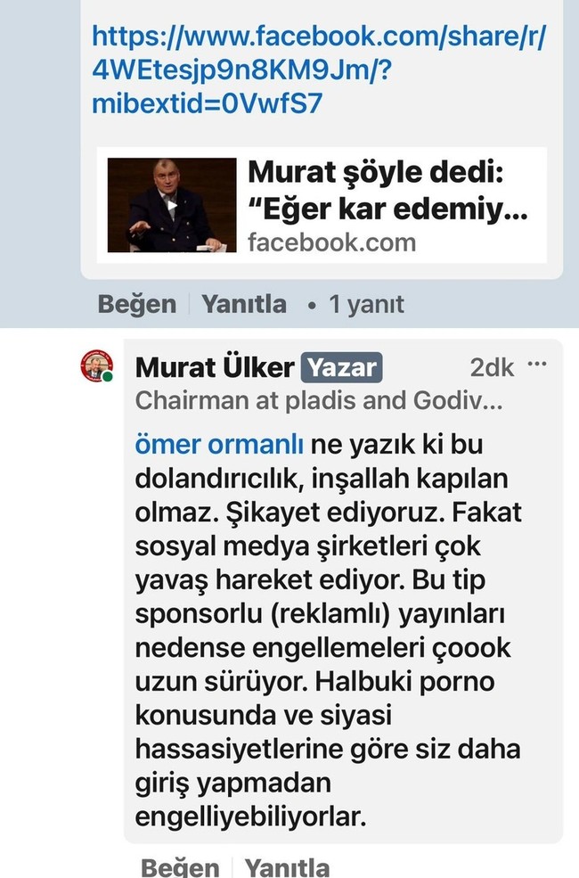 Murat Ülker'i isyan ettiren yapay zekalı dolandırıcılık! - Resim : 2