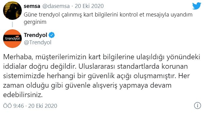 Trendyol'da 'kredi kart bilgileri çalındı' mı? - Resim : 1
