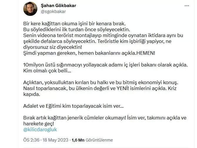 Enver Aysever-Şahan Gökbakar tartışması büyüdü: 'Küfür ettireceksin kendine' - Resim : 1