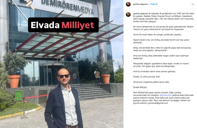 Milliyet gazetesinde yaprak dökümü! Hangi deneyimli isim veda etti? - Resim : 1