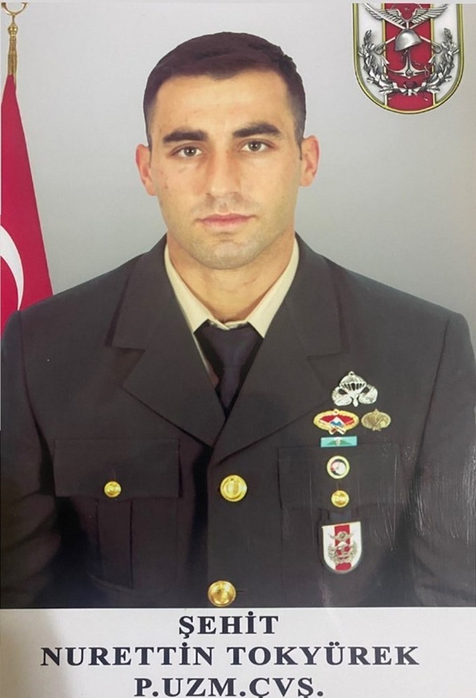 2022'de şehit olan Uzman Çavuş Nurettin Tokyürek'in naaşına ulaşıldı - Resim : 1