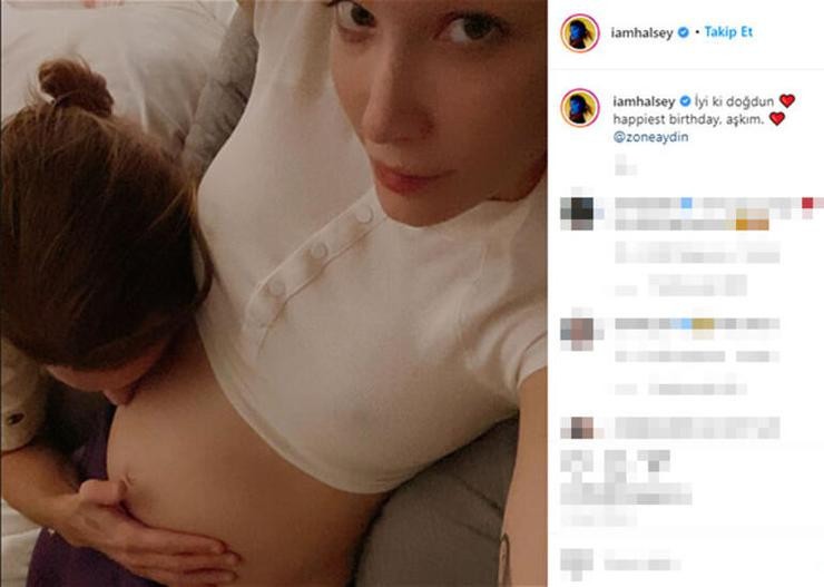 Halsey Türk sevgilisinin yeni yaşını böyle kutladı! - Resim : 1