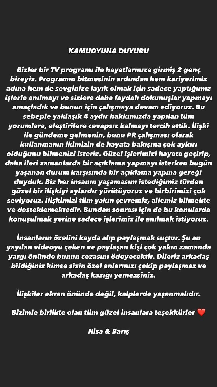 Survivor Barış ile Nisa'nın şok görüntüsü! 'Yaşı küçük' demişti ama... - Resim : 1