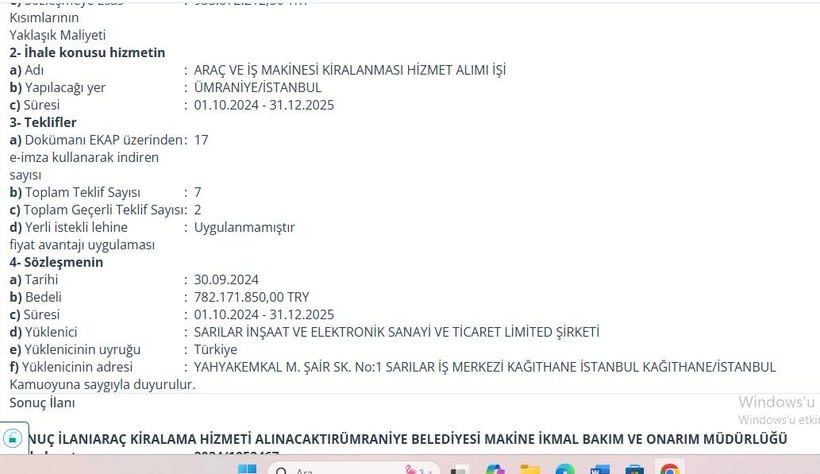 Bir yılda 8 milyar... 2024'ün ihale şampiyonu çıktılar! - Resim : 3