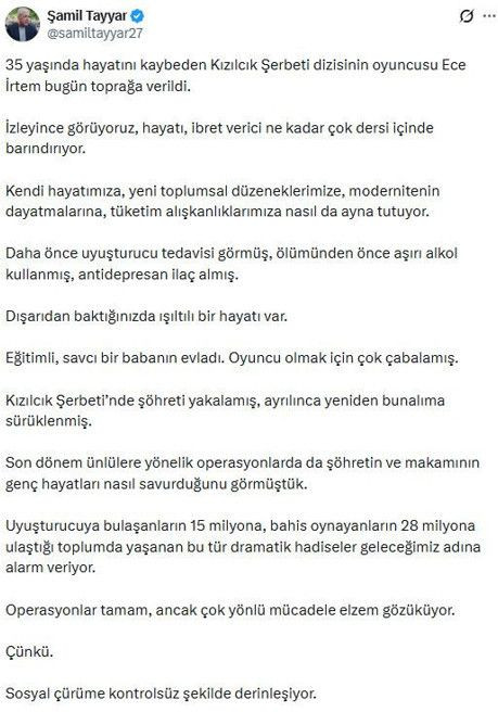 Şamil Tayyar'ın Ece İrtem yorumu tartışma yarattı: Tepkiler peş peşe geldi - Sayfa 6